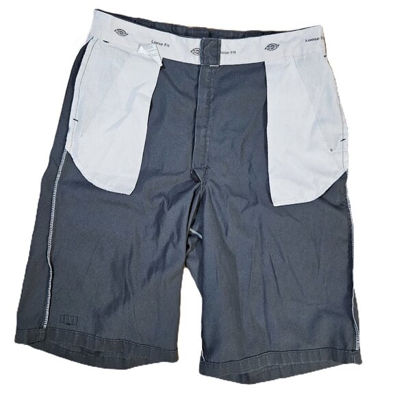 Dickies Work Shorts Loose Fit, Multi-Pocket, ~15” Inseam, Green - Size 38 - Picture 6 of 14